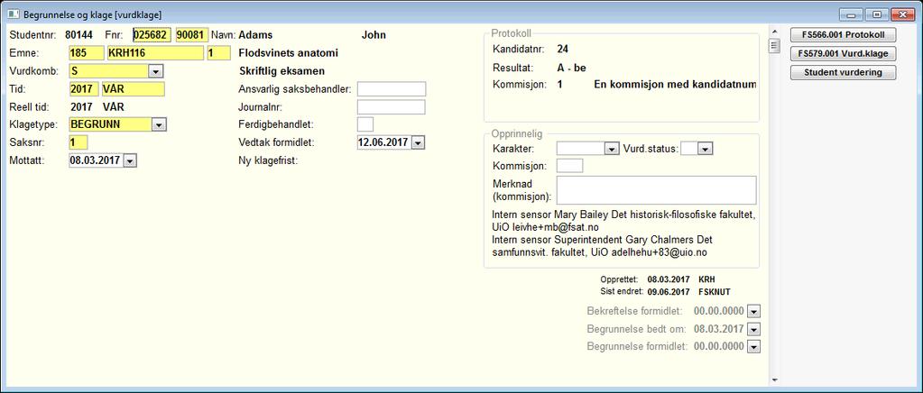 Dagsorden 1. Godkjenning av referat fra møte 10.05.2017 Referatet ble godkjent. 2.