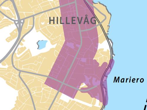 5. Beskrivelse av planforslaget og virkninger Forslagets forhold til overordnede planer Vannassen og lekeplassen har hensynsone stillesone i kommuneplanen.