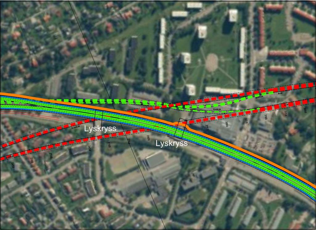 6.3.3 Alternativ 2B, ny E6 i kontinuerlig tunnel Abildsø-Ulven.