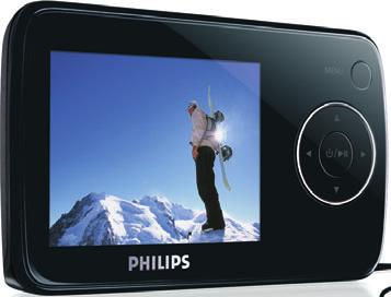 hurtigstart CD-ROM som inneholder Philips Device Manager, Philips Video Konverter, brukerhåndbok og ofte stilte spørsmål. 2.