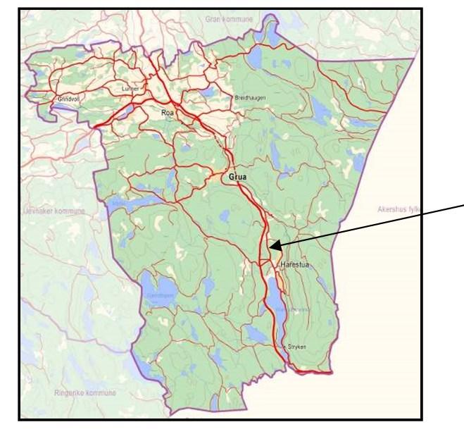 Sammendrag: Lunner kommune har mottatt søknad om dispensasjon for å bygge garasje 40 cm fra tomtegrense mot friluftsområde på Haneknemoen.