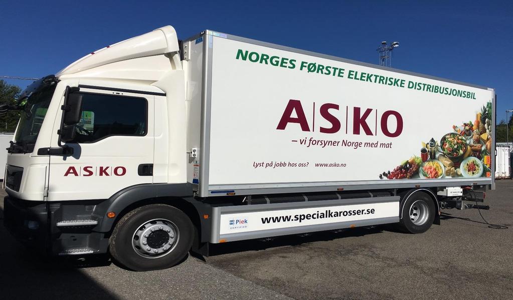 Elektrisk lastebil på