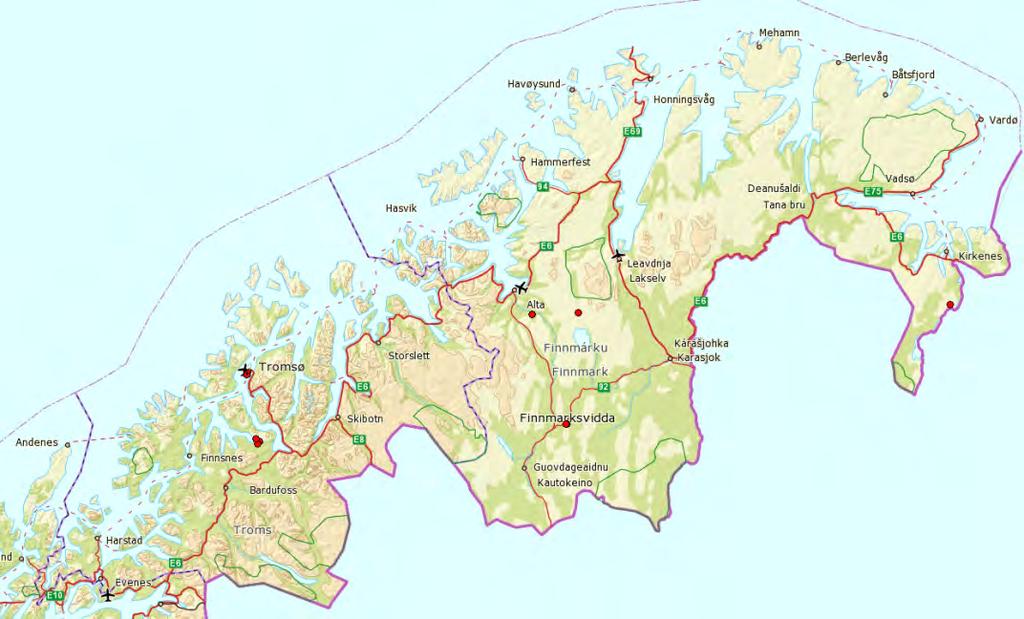 De nordligste fylkene i Norge er imidlertid relativt dårlig undersøkt. I forbindelse med Finnmarksundersøkelsen i 2010 (http://www.artsdatabanken.