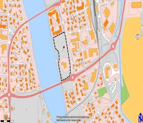 Området er i kommunedelplanen avsatt til framtidig senterområde (forretning, bolig, kontor) med krav om godkjent detaljregulering. 4.