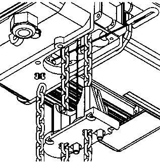 Kryssformet kjettinghull figur 15-A figur 15-B figur 15-C figur 15-D figur 15-E figur 15-F figur 15: Montering av lastkjetting i topartutgave 3.1.8 Bytte av lastkjetting og kjettingføring Når lastkjettingen fornyes, skal også kjettingstyring og kjettingføring byttes samtidig.