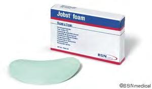 JOBST foam Lateksfri skummateriale JOBST FOAM PAD 9 X 1CM KIDNEY SHAPE (1) 78496-00000 1 75 Strappal Uelastisk sportstape - Rivbar og latexsfri STRAPPAL 1,25CM X 10M LATEX FREE (36) 71496-00015 36 36