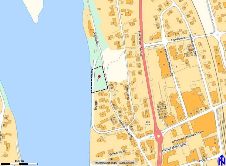 PLANBESKRIVELSE 1. Bakgrunn Grunneier Stiklestad Eiendom ønsker å bygge leiligheter på eiendommen gnr. 18 bnr. 32 i Verdal.