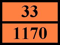 Spesielle bestemmelser for transport - Drift (ADR) Fareidentifikasjonsnummer (Kemler nr.) : 33 Oransje skilt : : S2, S20 Tunnelbegrensningskode (ADR) EAC-kode : D/E : 2YE 14.6.2. Sjøtransport 14.6.3. Lufttransport 14.