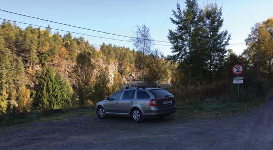 14 Fjern parkering på oversiden av gangstien