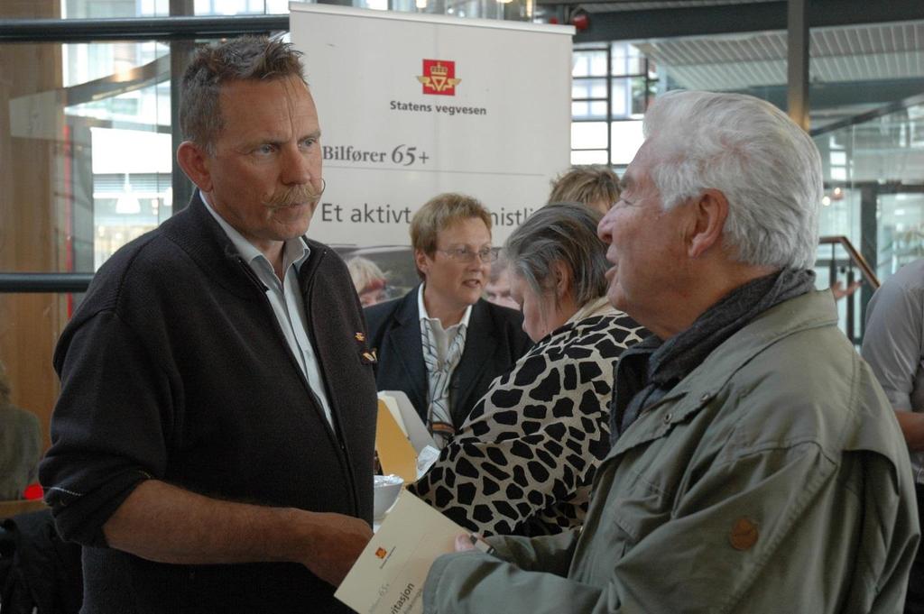 FTU, Trygg Trafikk og Statens vegvesen har deltatt på den nasjonale eldrerådskonferansen på Lillehammer, utarbeidet en informasjonsbrosjyre om relevante temaer rettet mot eldre trafikanter og