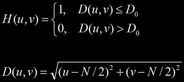 Filterdesign i Fourier-domenet Generelt Design i romlige domenet og filtrering i frekvensdomenet Har en filterkjerne og vil implementere filtreringen i frekvensdomenet: Vi ønsker reelle