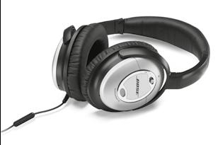 Billader til SoundLink Lad opp din SoundLink mens du er i bilen, billaderen fungerer med bilens 12-volts sigarettenner 260,- Bose QuietComfort Acoustic Noise Cancelling headphones NYHET!