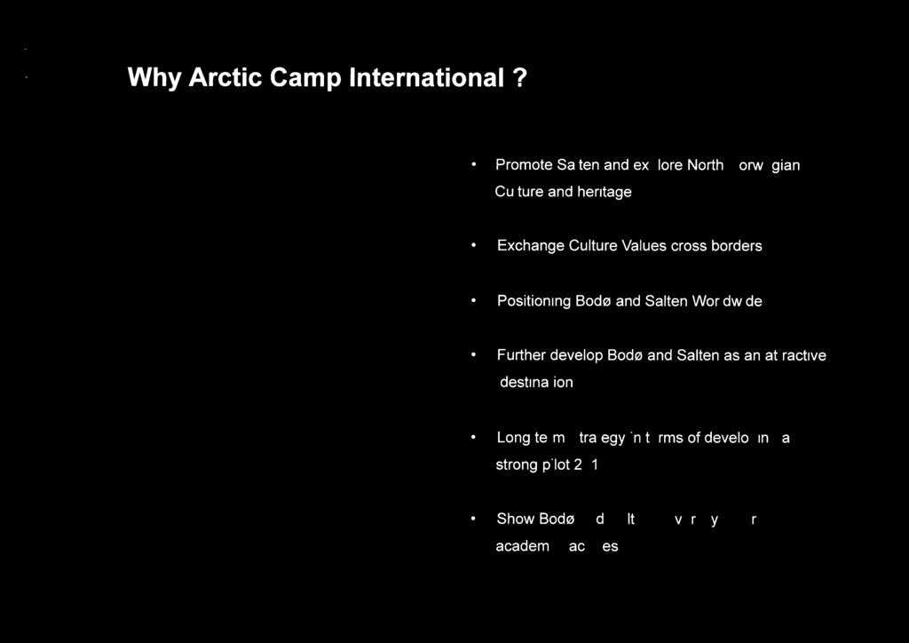 Why Arctic Camp International?