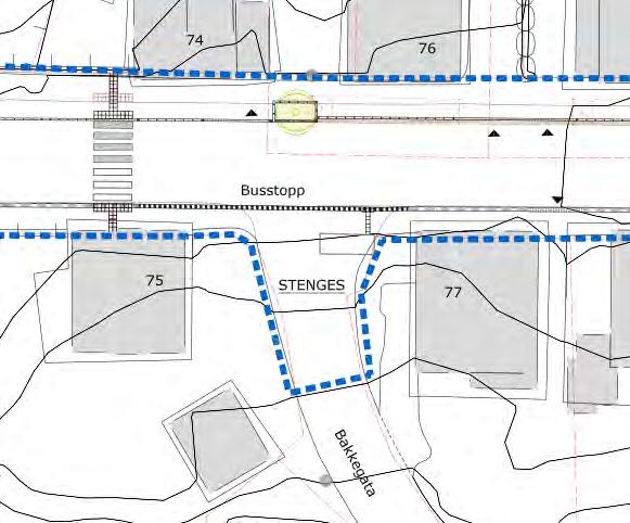 For å begrense trafikken i Bussveien foreslås Slynggata stengt for biltrafikk. Det innebærer at all trafikk på vestsiden av jernbanen må kjøre via A. O.