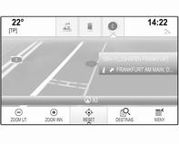 192 Infotainmentsystem Velg en av adressene som er lagret for kontakten. Detaljvisningen av reisemål åpnes. For å begynne veivisning, velges Kjør.