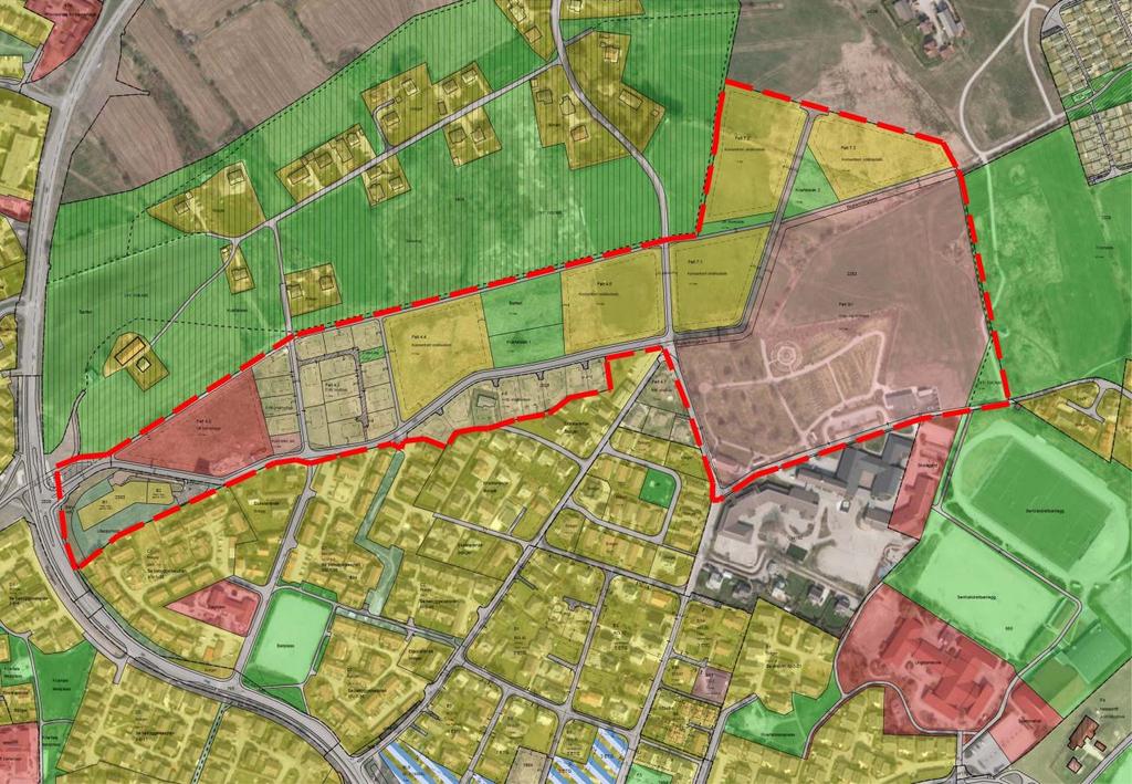 HUSABØRYGGEN SØR HOVEDUTBYGGINGSOMRÅDE Områdeplanen er utarbeidet og det meste av den tekniske infrastrukturen er bygget. Innenfor Husabøryggen sør er det lagt opp til barnehage (8 avd.