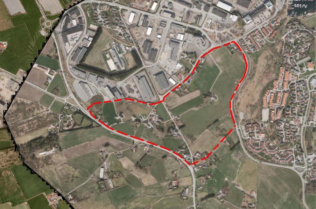 DUSAVIK 2 NÆRINGSOMRÅDE Dusavik 2 er det eneste nye større arealet som er lagt ut som utbyggingsområde i kommuneplan 2010-2015.