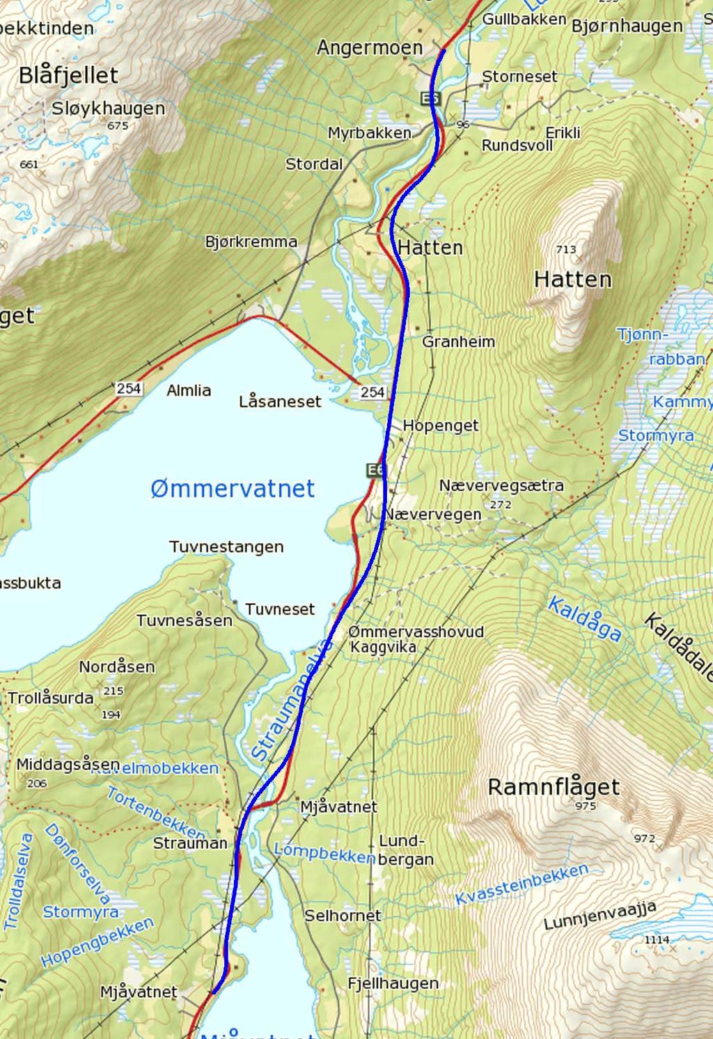 E6 Mjåvatn - Angermoen Tegning 02 50770-2