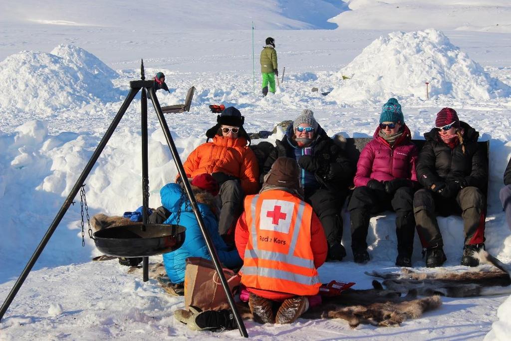 Side 3 av 5 Logistikk Eit av delmåla til Camp Svalbard er å «arbeide med holdningsskapande arbeid, samt fremme arbeid på tvers av sektorer og frivillige organisasjoner/lag i Longyearbyen».