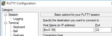 Oppgave 4: SSH, SFTP og HTTP over IPv6-protokollen 1.