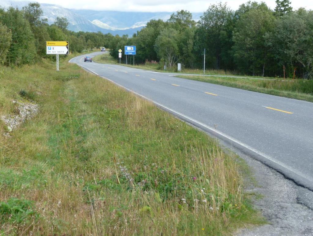 Det er gjort en endring av eksisterende vegsituasjon ved boligfelt Radåsen. Holdeplass er endret og det er lagt inn avkjørsel til kommunalteknisk område.