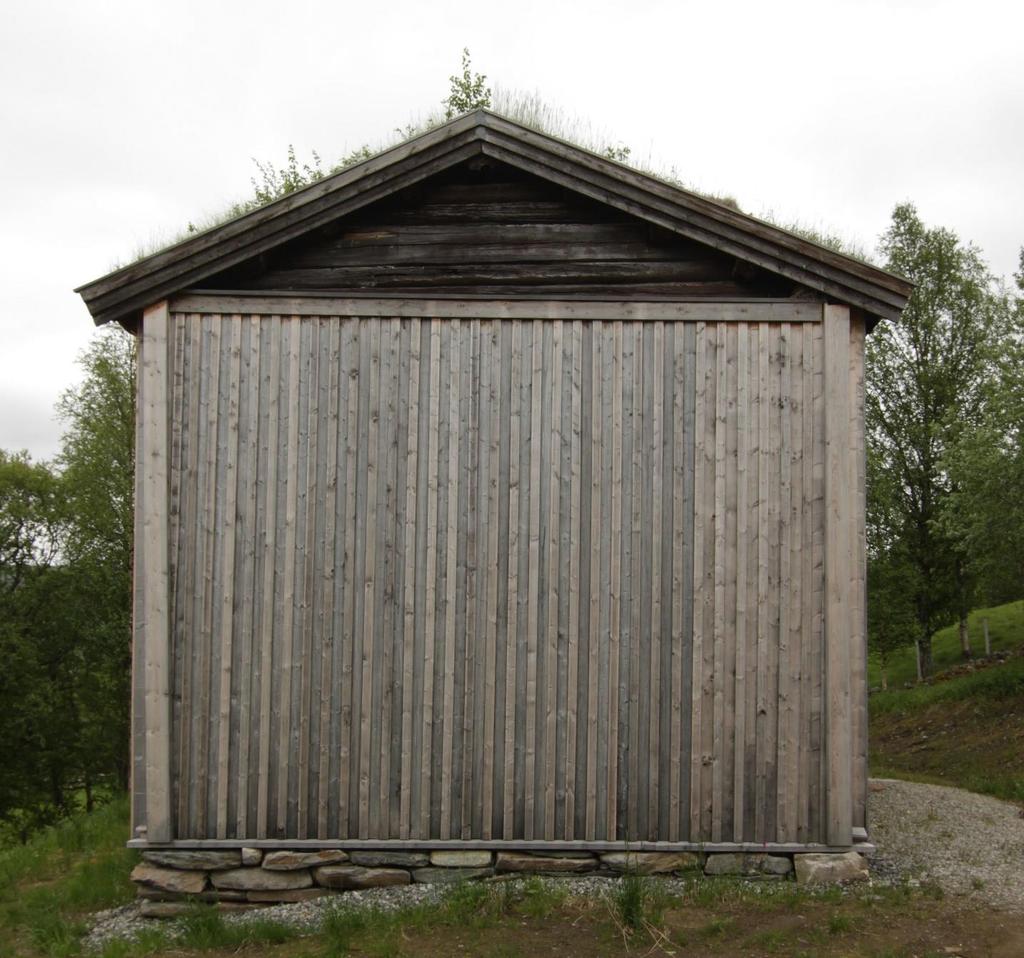 Figur 5. Ålen. Langlandbygningen. Nordveggen.