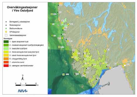 3.8 Vannkvalitet i Hvalerområdet Hvalerområdet omfatter stasjoner i randområdet fra Hankø og sørover til svenskegrensen.