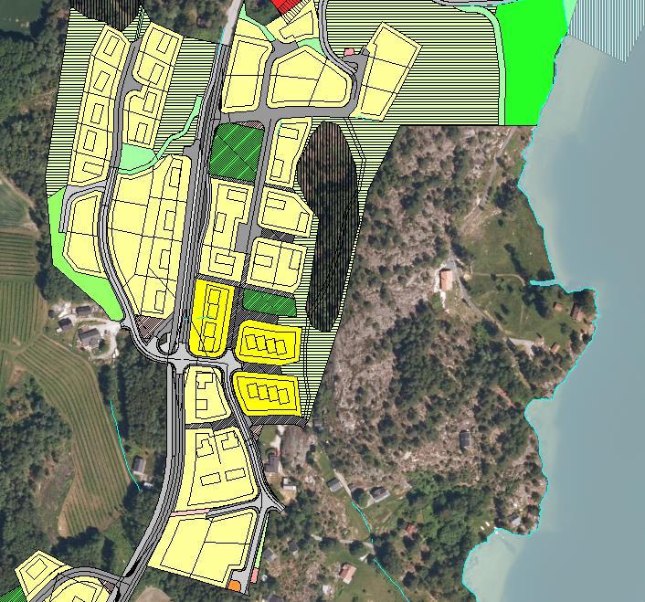 Akkerhaugen Megardsmoen, Akkerhaugen sør Antall tomter/enheter: 43 Status: Under opparbeiding.