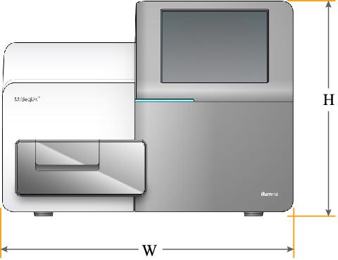 Laboratoriekrav Denne delen inneholder krav og retningslinjer for å klargjøre plass på laboratoriet til MiSeqDx. Du finner mer informasjon under Miljømessige restriksjoner på side 11.