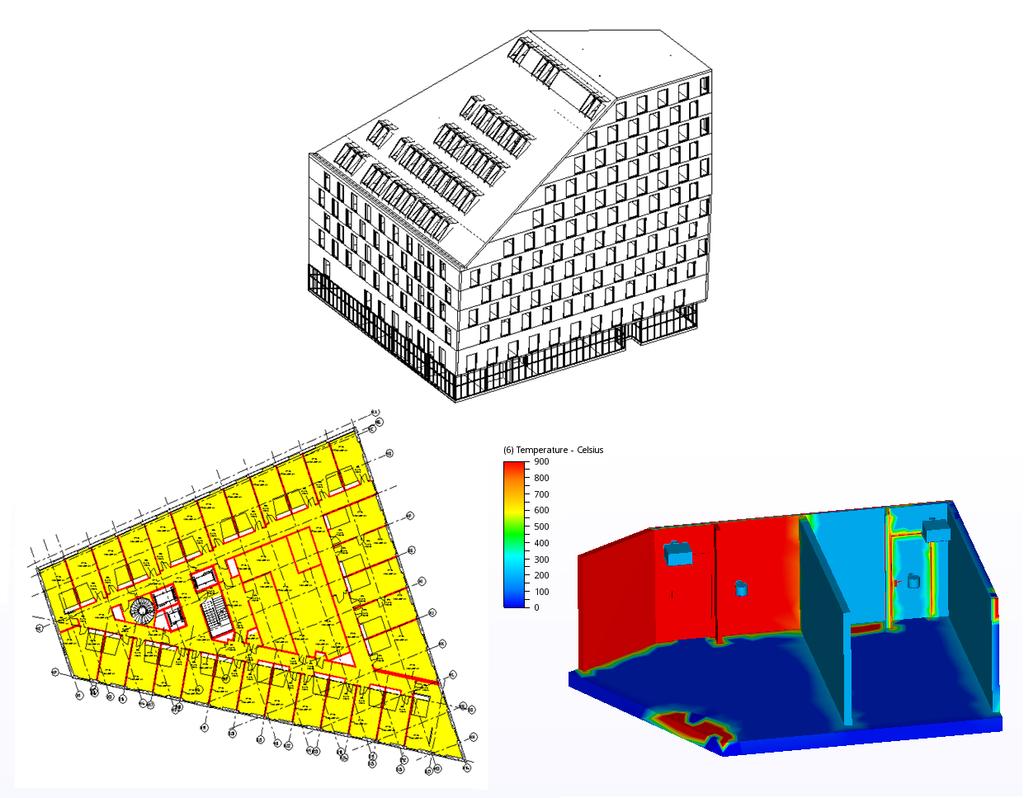 samt simulere varme- og brannutvikling?