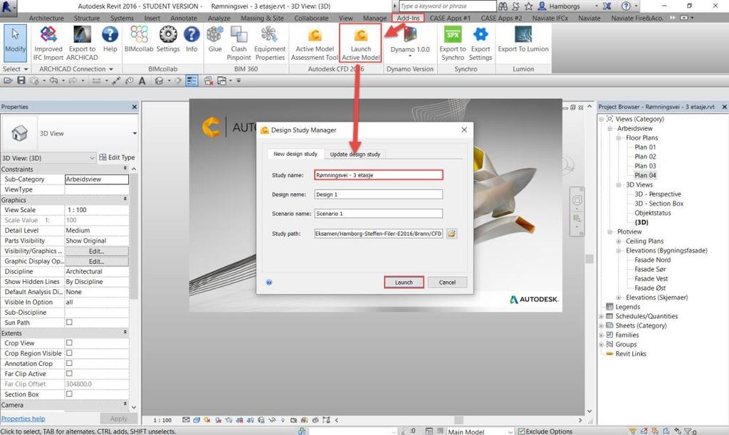 6.9 Simulate CFD Er et program levert av Autodesk, som tar for seg det å kjøre en analyse av en bestem modell.