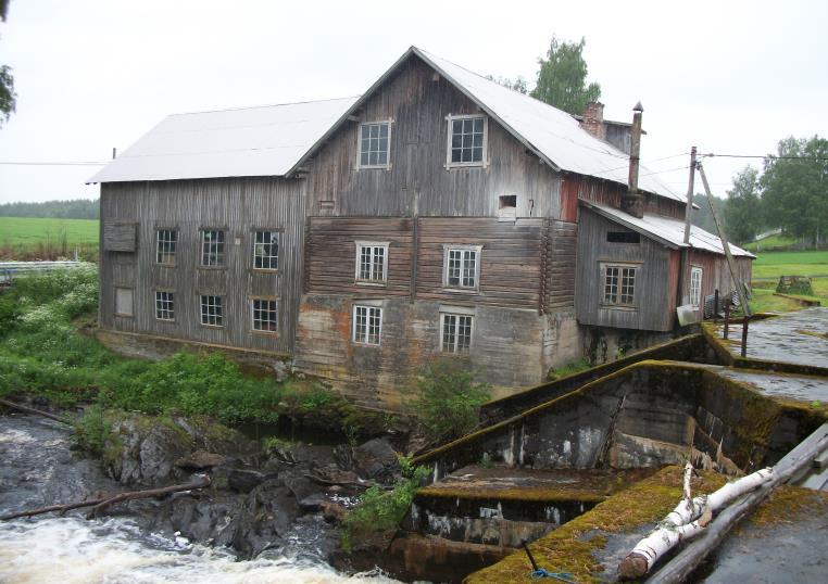 Tørråsen mølle, Våler Både Tørråsen mølle og Skjeftafossen