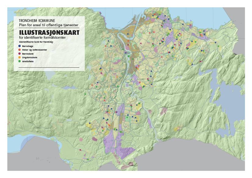 Kartet skal legges til grunn for regulering og erverv av tomter.