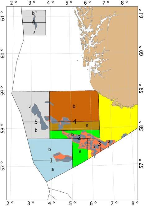 204 Figur 1. Inndeling av NØS i områder og delområder (Kilde: Havforskningsinstituttet) Havforskningsinstituttets rapporter viser at 2009 årsklassen var god og har båret fisket oppe i flere år.