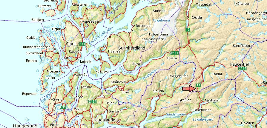 FYLKESRÅDMANNEN, 23.04.2013: 1. Prosjekt Det ligg føre søknad frå Kolåsåna kraft SUS om løyve til bygging av Kolåsåna kraftverk i Odda kommune.