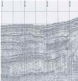 GU 0201051 27 preholocene ras bunn holocen glasimarine sedimenter 12,5 ms twt morene bunn Al/YD