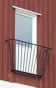 Hus som er bygd før sveitserstilperioden, bør ikke utstyres verken med balkong, altan eller veranda.