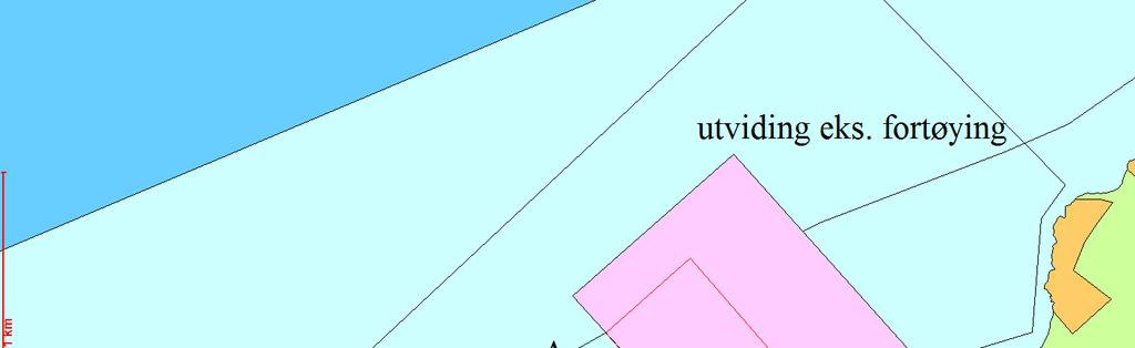 Området er o lagt i med ei byggjegrese på 40 meter, og tal hytter er redusert sett i forhold til regulerigsplaframlegget. Vi har ige avgjerade merkader til at området vert avsett til føremålet.