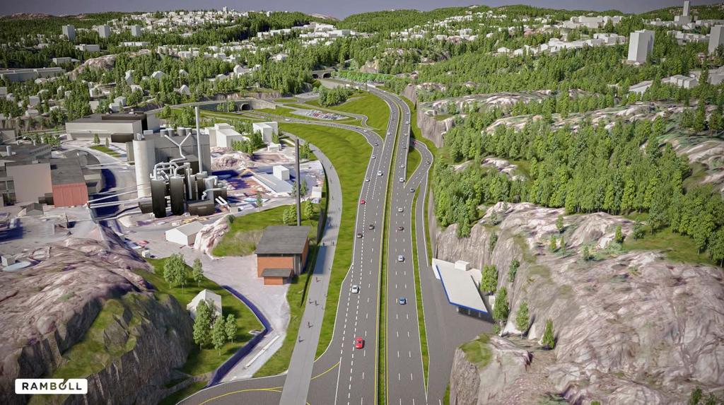 På strekningen fra Kolsdalen til Meieriet er det utredet én løsning for E39. E39 bygges i ny 4-feltstunnel i to løp fra Kolsdalen til Meieriet under Hannevikåsen.