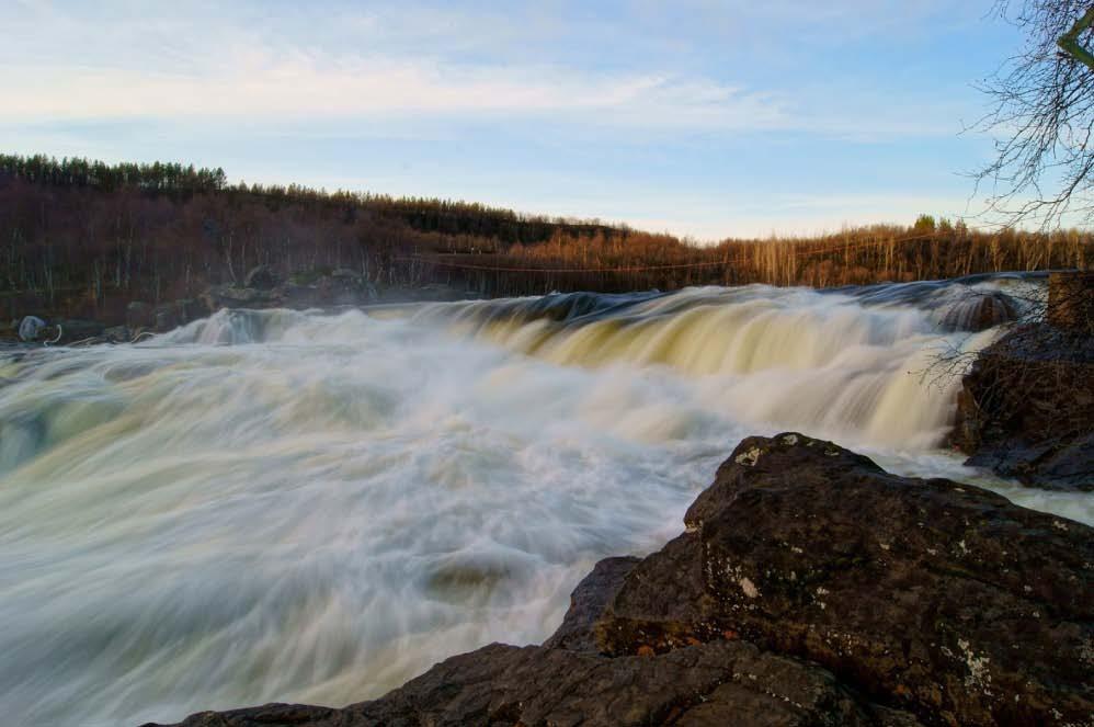 Skoltefossen i Neidenelva, Neiden vannområde. Foto: Frank Martin Ingilæ. 7. Når vi miljømålene?