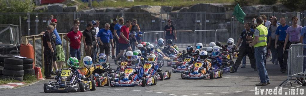 Rotax Max Start nr Navn Klubb 1 Glenn Rumohr Granum NMK Modum & Sigdal 3 Sindre Setsaas NMK Rennebu 10 Eline Vig NMK Elverum 17 Tobias Seilen Verlo NMK Bergen 19 Truls Larsen KNA Stavanger