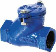 Kule tilbakeslagsventil, gjenget serie 07 Ball check valve, threaded serie 07 Clapet cu bila, filetat, serie 07 56 Dimensjon - 3 Trykklasse Minimum trykk 0,2 bar Maksimum trykk 6 bar Temperaturområde