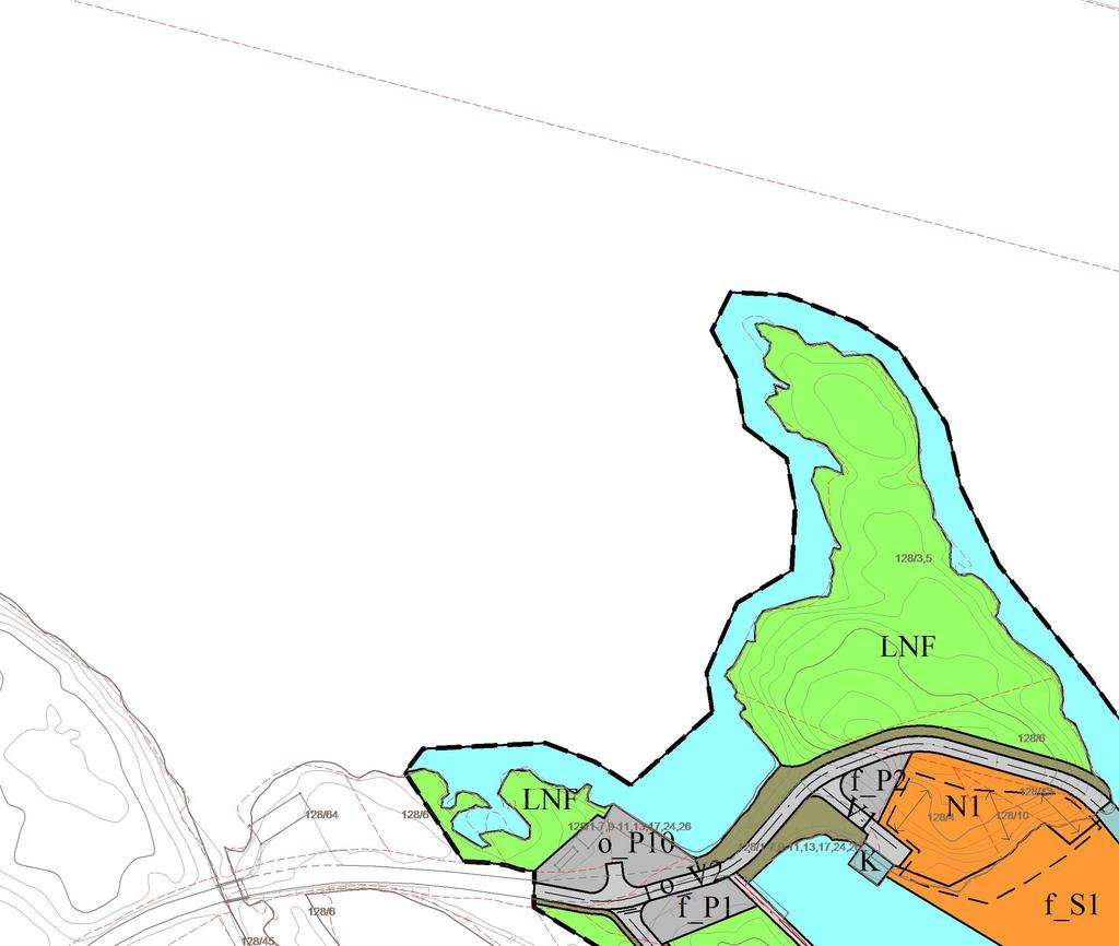 begrensning Formålsgrense Byggegrense Regulert senterlinje Vegstegning / fysisk sperre Regulert møneretning Abc Påskrift feltnavn X 6748900 X 6748900 X 6748800 X 6748800 Basiskartet er teikna med