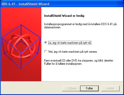 8 10.12.2009 Installasjon av DDS-CAD DDS-CAD 6.5 Terreng Hvis Gemini Terreng skal installeres velges også denne. Dette er en tilleggsmodul utenom standard leveranse.