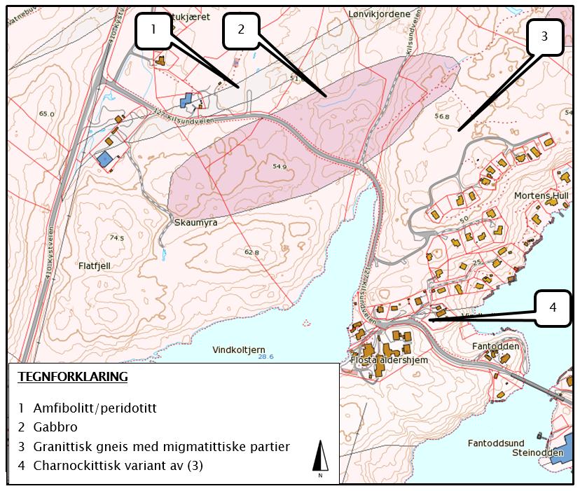 2 2. GEOTEKNISK KATEGORI OG KONTROLL Sprengningen omfatter inngrep i lave skråninger med skjæringshøyde mindre enn 10 m.