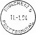 Stempel nr. PT-08 Type: I23 Utsendt?? TRONDHEIM 5 Innsendt?? Registrert brukt?? Stempel nr.