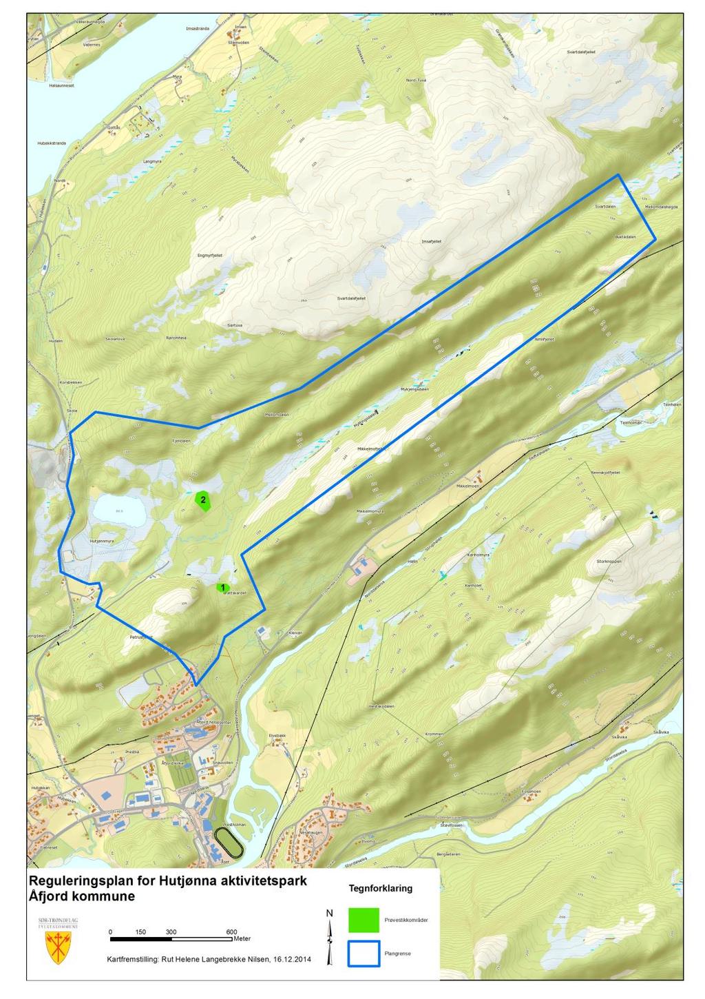 På grunnlag av den visuelle befaringen, og sondering med jordbor ble det besluttet å grave prøvestikk etter steinaldertilhold på i alt 4 områder.