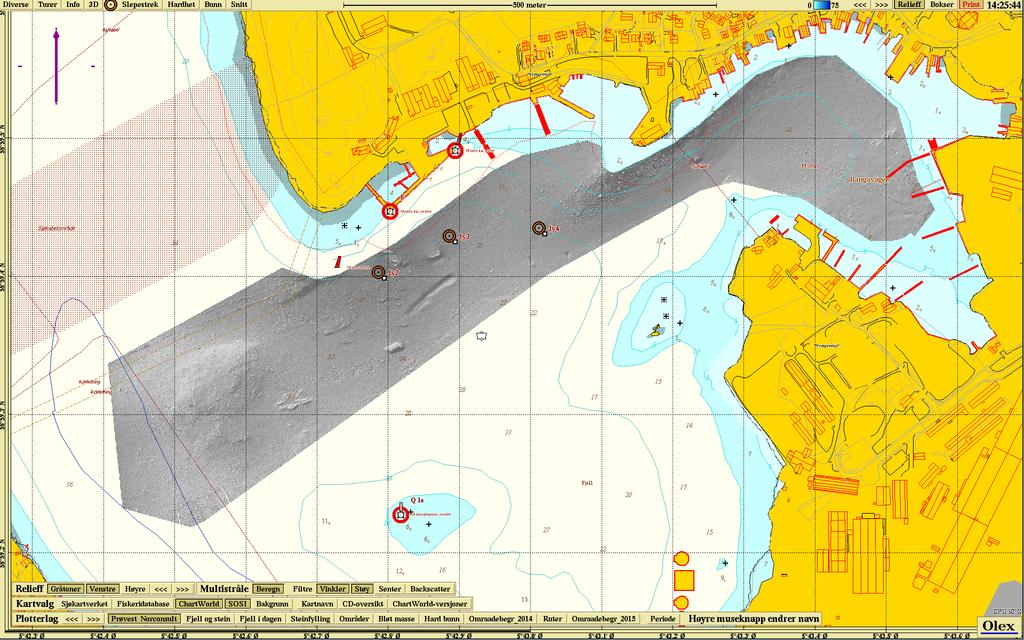 Ryfast supplerende kartlegging utenfor Buøy og Klasaskjeret Figur 2 Sedimentundersøkelse Buøy gjennomført av