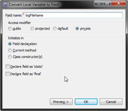 Vi kan begynne med bunnen av BatchResult.report() der finner vi den enkle kodelinjen save(new File(("statusfix." + new SimpleDateFormat("yyMMdd-HHmmss").format(new Date()) + ".