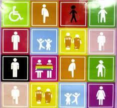 Definisjon på diskriminering: Diskriminering innebærer at en person blir dårligere behandlet eller trakassert for eksempel på grunn av kjønn, funksjonsdyktighet, trosbekjennelse, hudfarge, nasjonal